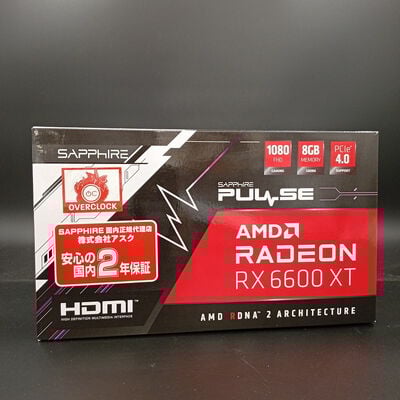【大須店】中古  Sapphire Pulse AMD Radeon RX 6600 XT 8GB 3120022615 