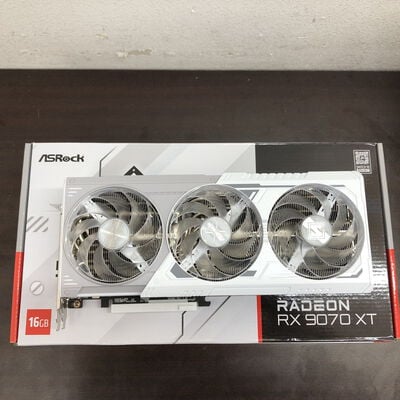 【福山ココローズ店】中古  ASRock RX9070XT SL 16G Steel Legend 16GB (RX9070XT 16G) 176937 