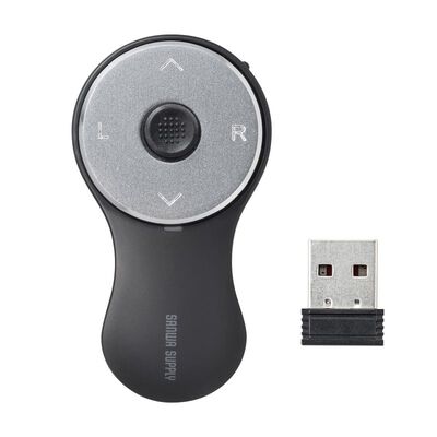 サンワサプライ  MA-WRING3BK (2.4Ghzワイヤレス リングマウス3) 