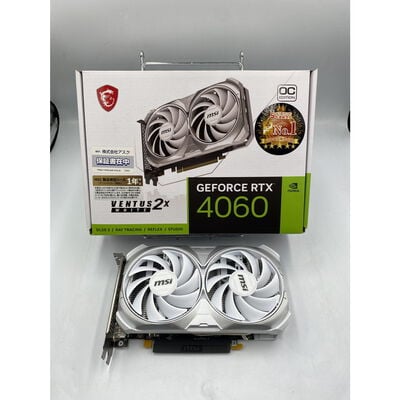 【座間相武台】中古  MSI GeForce RTX 4060 VENTUS 2X WHITE 8G OC (RTX4060 8GB) 188919 