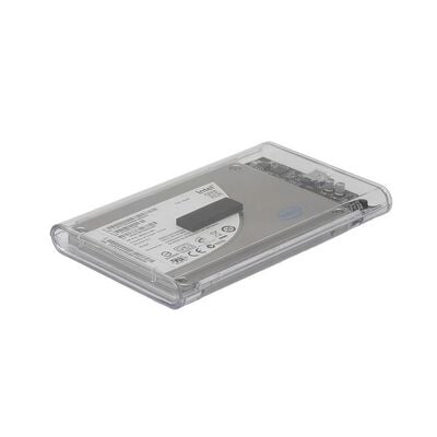 AINEX  HDE-22 (USB3.2Gen1・USB2.0対応 2.5インチSATA SSD／HDDクリアケース) 