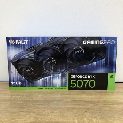 【津ラッツ店】中古  Palit NE75070019K9-GB2050A GamingPro (RTX5070 12G) 176909 