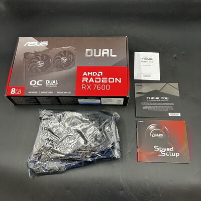 【大須店】中古  ASUS DUAL-RX7600-O8G-V2 (RX7600 8G) 162744 