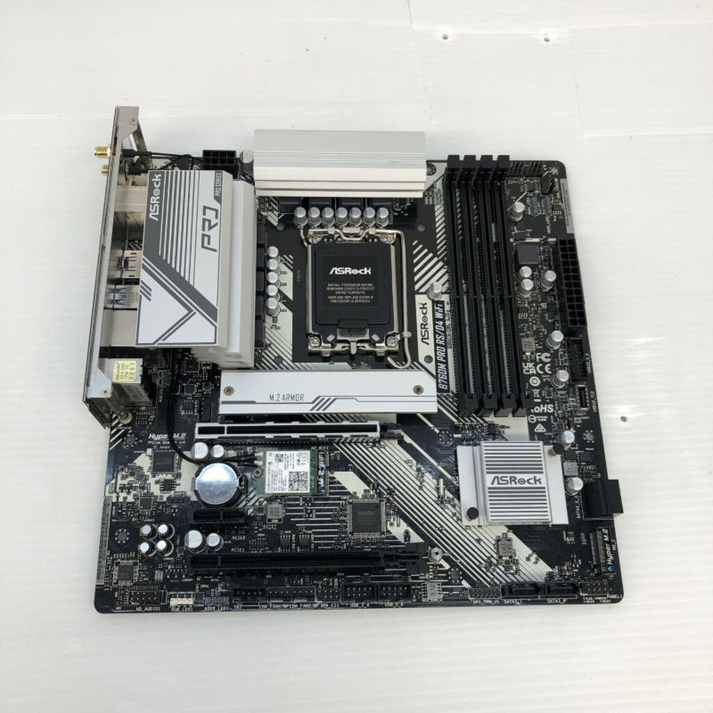 ASRock B760pro rs wifi ドスパラ限定 中古マザーボード本体 中古 ASRock B760 Pro RS WiFi(B760 1700 ATX DDR5) 167287 （328660