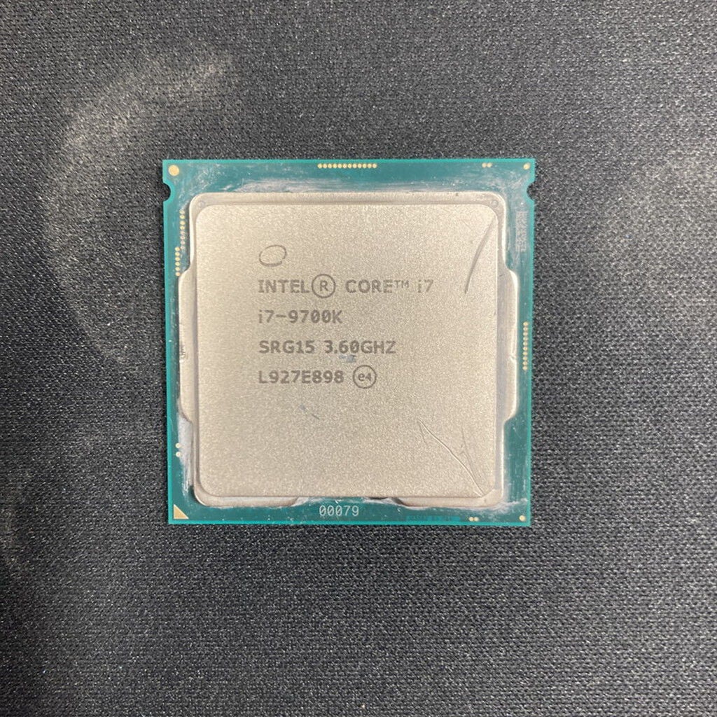 中古 INTEL Core i7 9700K (1151/3.60GHz/12M/C8/T8) 138481 （376969