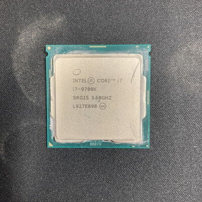 【大宮店】中古  INTEL Core i7 9700K (1151/3.60GHz/12M/C8/T8) 138481 