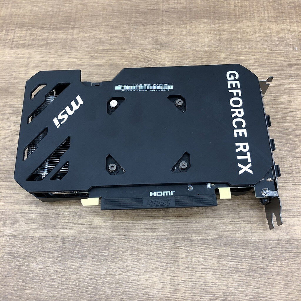 MSI GeForce RTX 4060 VENTUS 2X BLACK 中古 MSI GeForce RTX 4060 Ti VENTUS 2X BLACK 16G OC (GeForce RTX