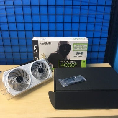 【博多店】中古  玄人志向 GK-RTX4060Ti-E8GB/WHITE/DF (RTX4060Ti 8GB) 158555 