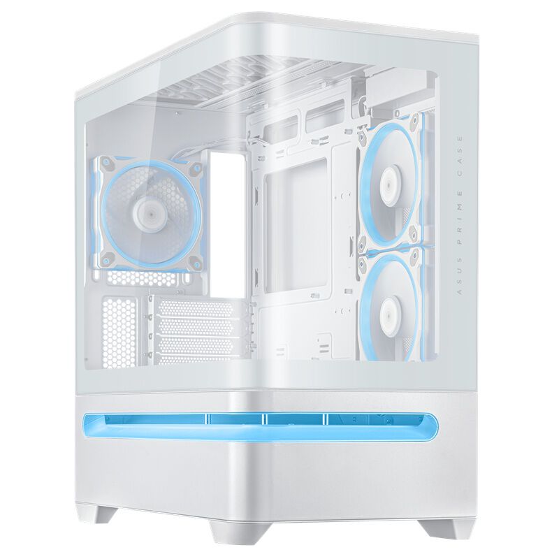 ASUS PRIME AP202 TG ARGB WHITE (MicroATX ガラス) ｜ パソコン通販の