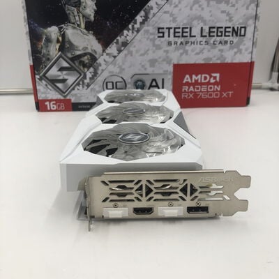 【福井日之出店】中古  ASRock RX7600XT SL 16GO(RX7600XT Steel Legend OC 16GB) 166369 