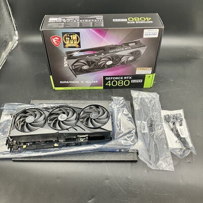 【大須店】中古  MSI GeForce RTX 4080 SUPER 16G GAMING X SLIM (RTX4080 SUPER 16GB) 164266 