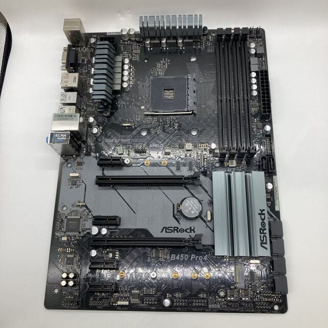 ASRock B450 Pro4 マザーボード 中古品 中古 ASRock B450 Pro4 (B450 AM4 ATX DDR4) 137906 （402419