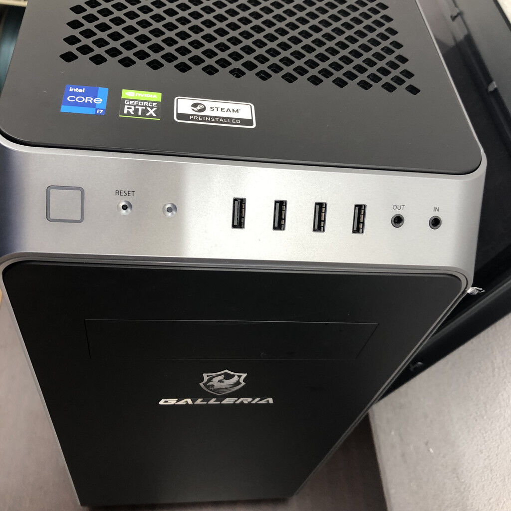 中古 GALLERIA XA7C-R36T(i7 12700/16GB/SSD512GB/RTX3060Ti/W11H