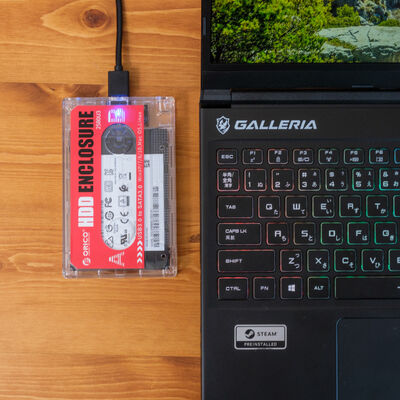 上海問屋  カセットテープ風2.5インチドライブケース DN-916130 [USB3.0対応・S-ATA・7mm厚、9.5mm厚対応]