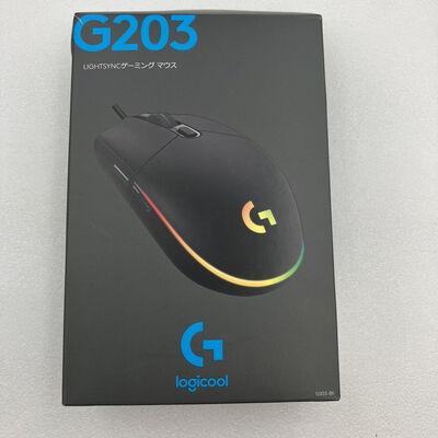 【新潟店】中古  Logicool G203 LIGHTSYNC Gaming Mouse G203-BK 146968 