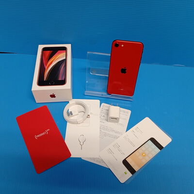 【大須店】中古  【SIMロック解除済み】【au】Apple iPhoneSE 4.7インチ (第2世代/2020) 256GB (PRODUCT)RED MXVV2J/A 155513 