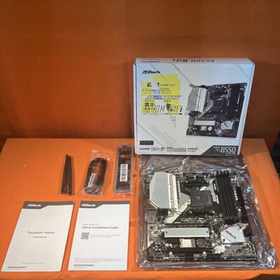 【なんば店】中古  ASRock B550M WiFi (B550 AM4 mATX DDR4) 3280021873 