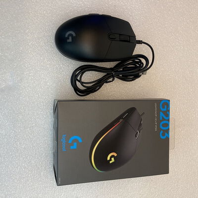 【京都店】中古  Logicool G203 LIGHTSYNC Gaming Mouse G203-BK 146968 