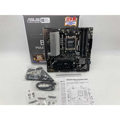 【郡山安積店】中古  ASUS B850M MAX GAMING WIFI (B850 AM5 mATX DDR5) 4640002428 