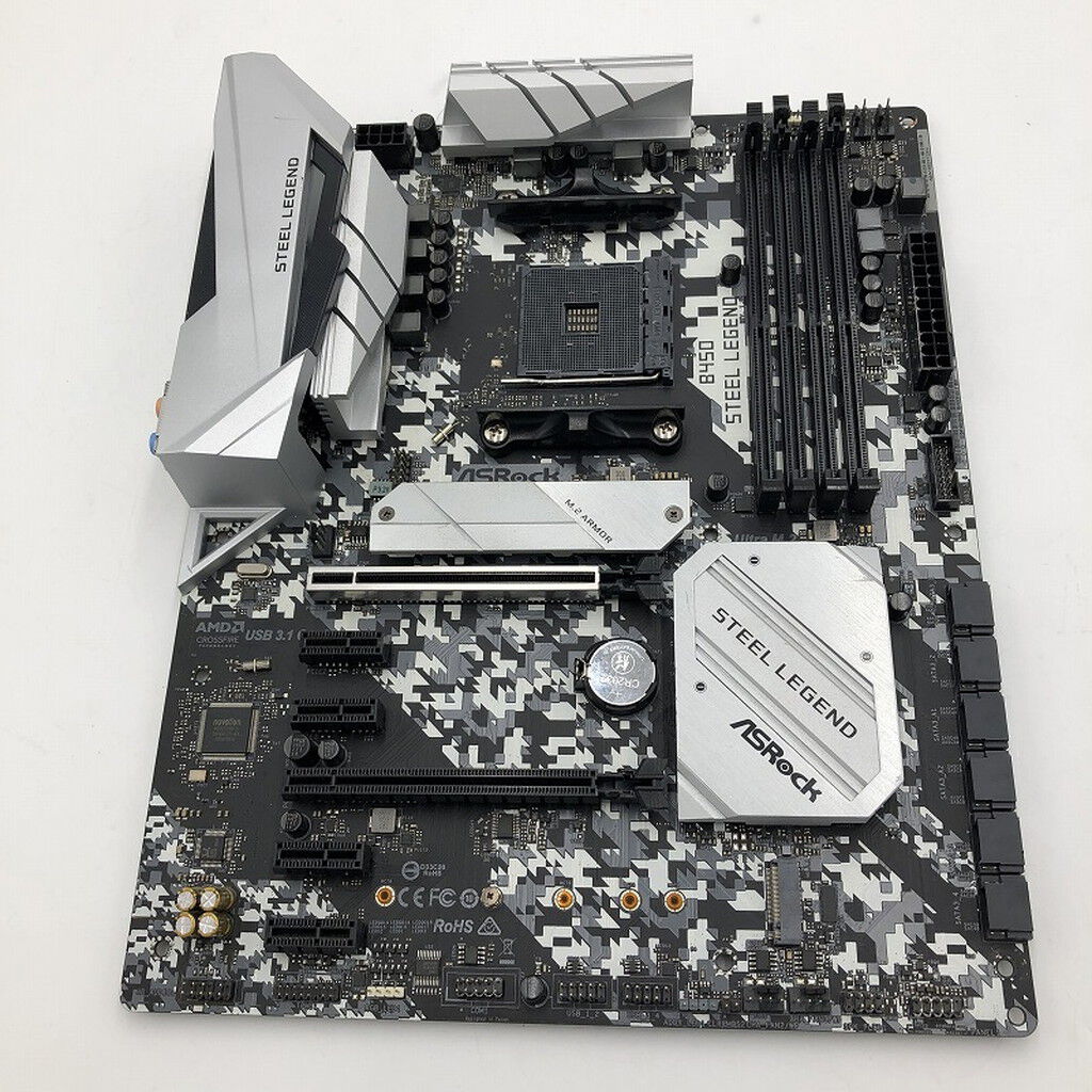 中古 ASRock B450 Steel Legend (B450 AM4 ATX DDR4) 1230008193