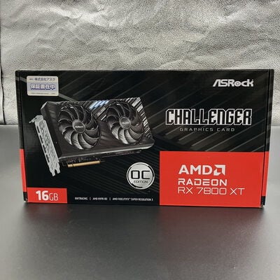 【大須店】中古  ASRock RX7800XT CL 16GO RX7800XT Challenger OC (RX7800XT 16GB) 162732 