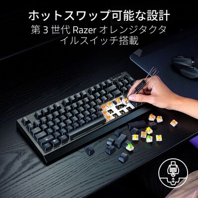 Razer  BlackWidow V4 TKL HyperSpeed EVANGELION (EVA-02) Edition RZ03-05481000-R3A1 