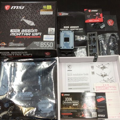 【秋葉原本店】中古  MSI MAG B550M MORTAR WIFI (B550 AM4 mATX DDR4) 142926 