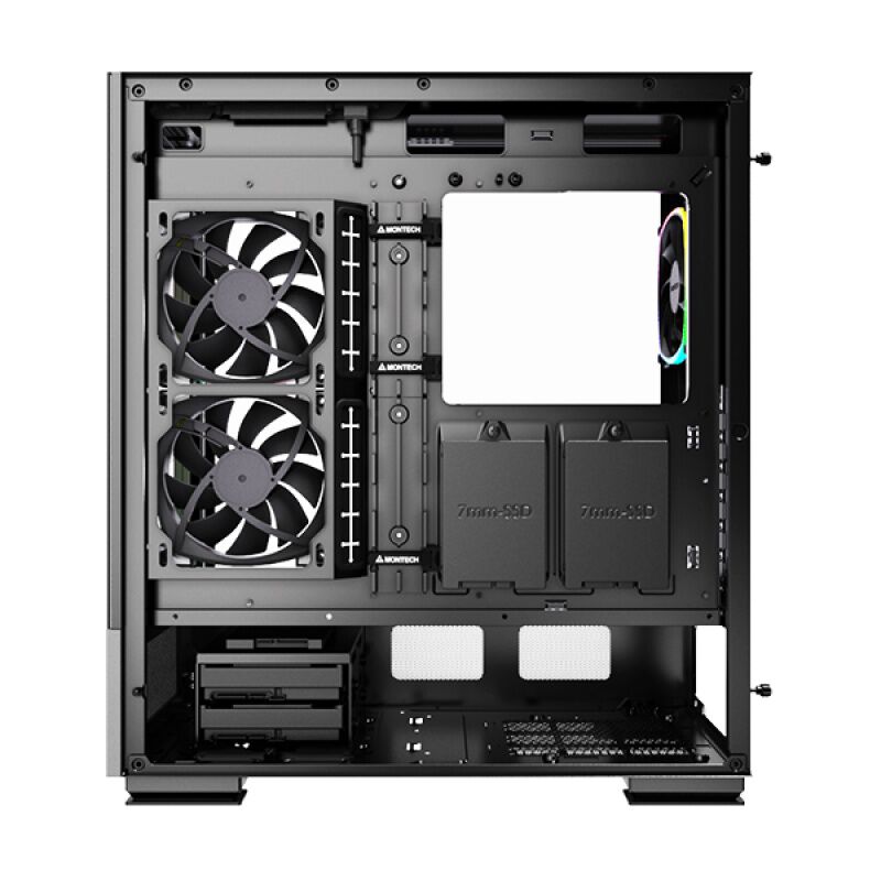 MONTECH SKY TWO Black (ATX ガラス ブラック) ｜ パソコン通販