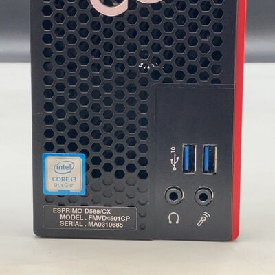 【熊本浜線店】中古  富士通 FMVD4501CP (INTEL Core i3 9100/8GB/SSD256GB/DVD-ROM/なし/W11P) 5370001373 