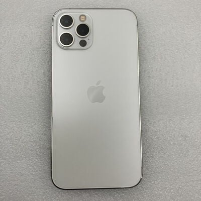 【新潟店】中古  【SIMロック解除済み】【SoftBank】Apple iPhone12 Pro 6.1インチ 128GB (シルバー) MGM63J/A 155593 