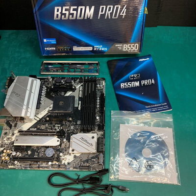 【静岡東瀬名店】中古  ASRock B550M Pro4 (B550 AM4 mATX DDR4) 142938 