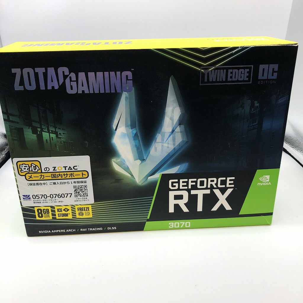 【週末セール】ZOTAC GAMING GeForce RTX3070Twin zotac-gaming-geforce-rtx-3070-