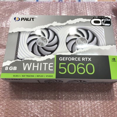 【宮崎恒久店】中古  Palit NE75060U19P1-GB2063M (RTX5060 8GB WHITE OC) 5160000714 