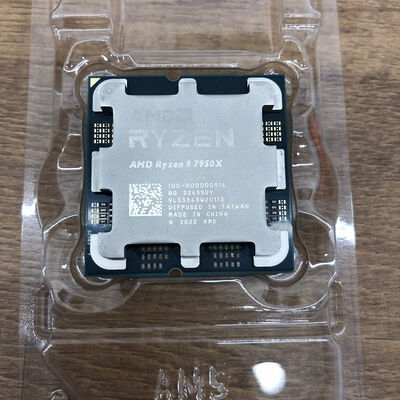 【宇都宮鶴田店】中古  AMD Ryzen 9 7950X (AM5/4.5GHz/80M/C16/T32/170W 152461 