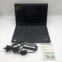 中古  LENOVO ThinkPad X13 (AMD Ryzen 5 Pro 4650U 2.10GHz/32GB/SSD256GB/-/オンボード/13.3/1920x1080/Wi-Fi/WEBCAM/W11P/Microsoft Office Home and Business 2024) 184183 