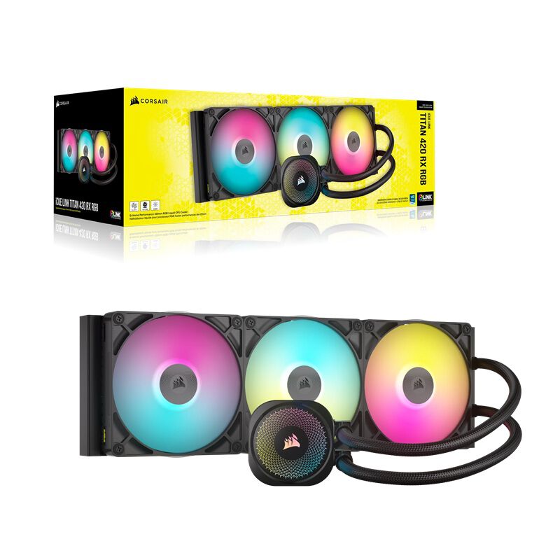 Corsair iCUE LINK TITAN 420 RX RGB CW-9061019-WW (ブラック