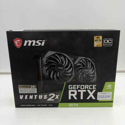 【福井日之出店】中古  MSI GeForce RTX 3070 VENTUS 2X OC (RTX3070 8G) 143902 