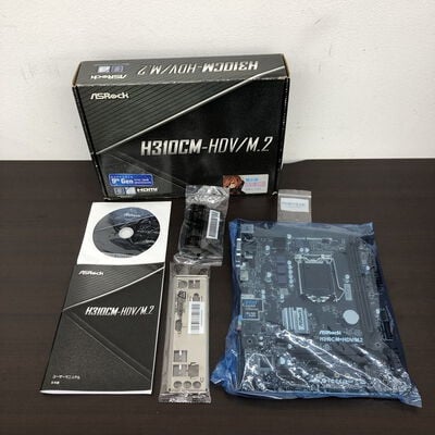 【長野稲里店】中古  ASRock H310M-HDV/M.2 (H310 1151 mATX DDR4) 137033 