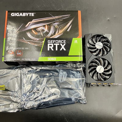 【大須店】中古  GIGABYTE GV-N3060WF2OC-12GD rev.2.0(RTX3060 12G) 175509 