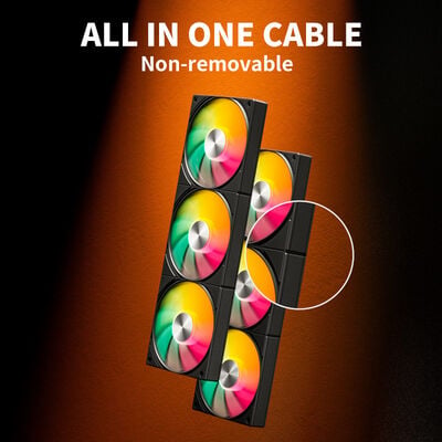 upHere  U3 All-in-One ARGB U3KC3 (360mm ARGB ブラック) 