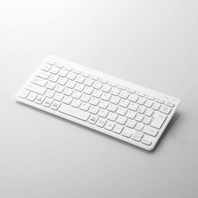 エレコム  Bluetooth超薄型ミニキーボード TK-FBP100WH (ホワイト) 