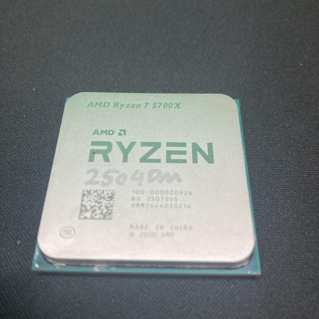 中古 AMD Ryzen 7 5700X (AM4/3.4GHz/36M/C8/T16/65W) 150182 （386519