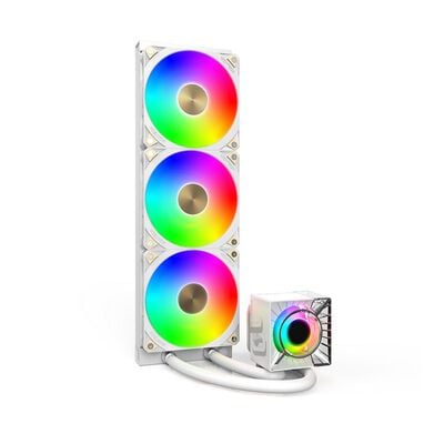 MONTECH  CyberFlow ARGB 360 White (360mm ARGB ホワイト) ドスパラ限定モデル 