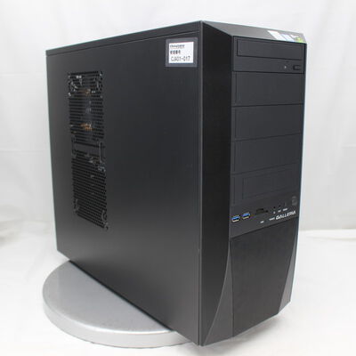 【通販センター】中古  THIRDWAVE GALLERIA KT(Intel Core i7 7700K/32GB/SSD480GB/DVDマルチ/NVIDIA GeForce GTX 1660 SUPER 6GB/OSなし) 188377 