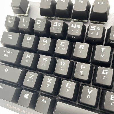【大分店】中古  ASUS X802 STRIX SCOPE TKL/SV/JP(銀軸有線) 174491 