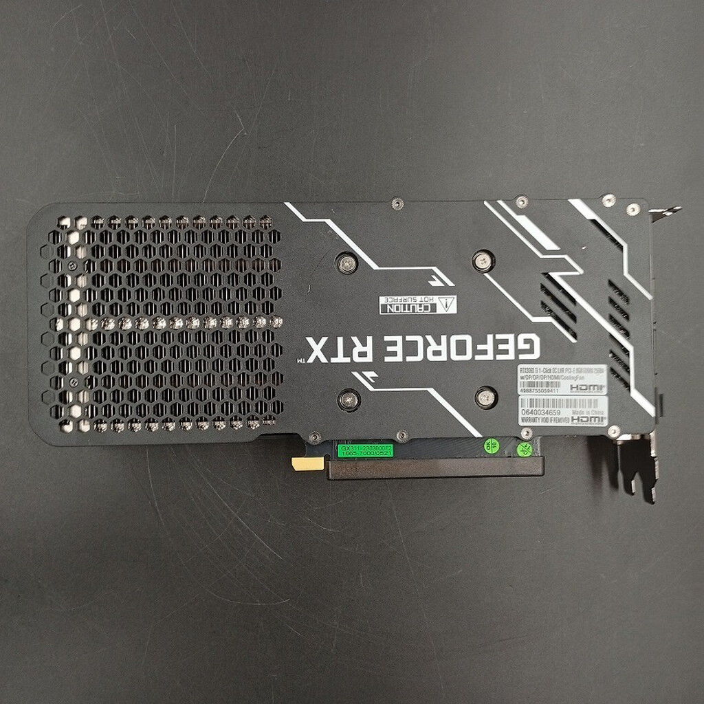 中古 【LHR版】玄人志向 GG-RTX3060Ti-E8GB/DF/LHR (RTX3060Ti