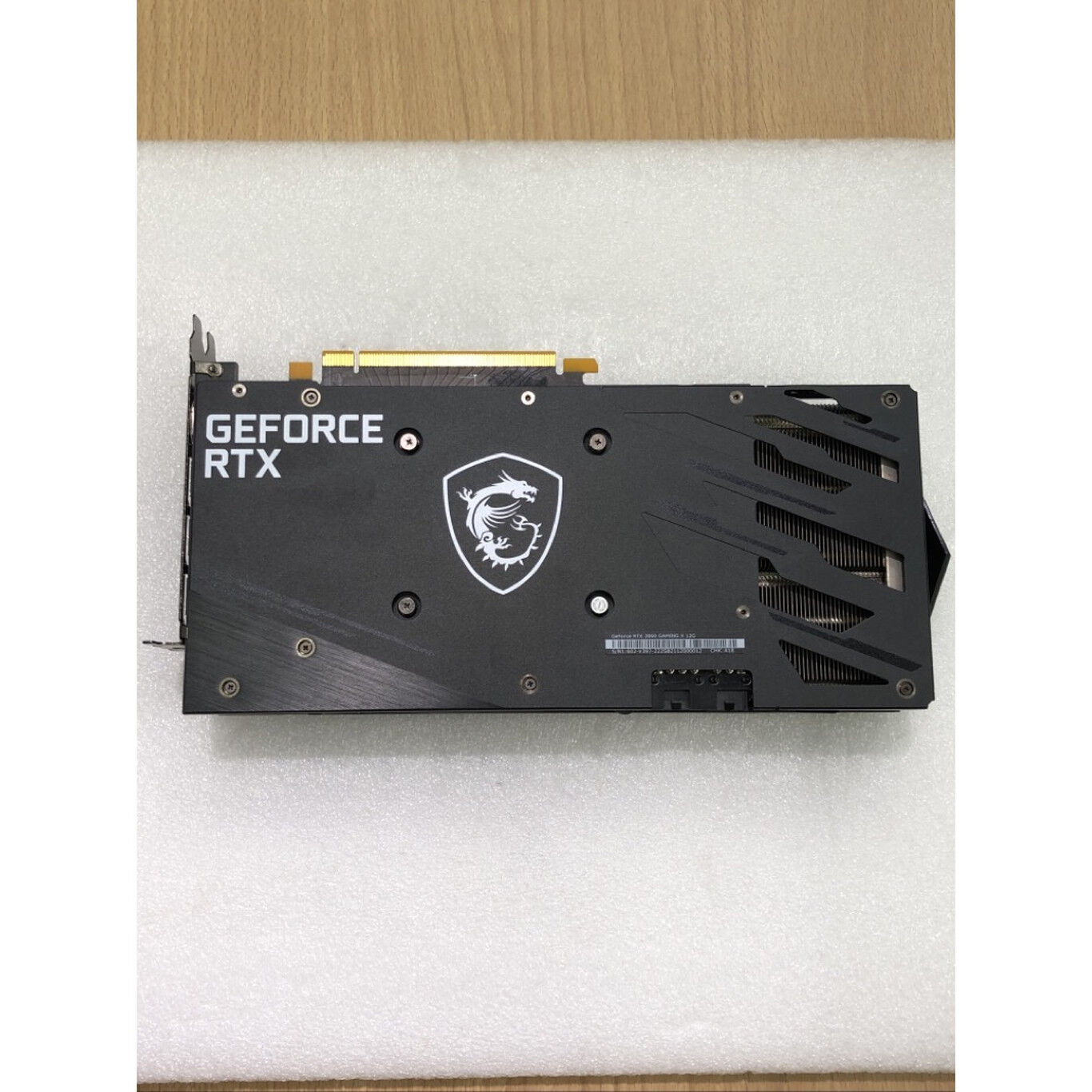 中古 MSI GeForce RTX 3060 GAMING X 12G (RTX3060 12GB) 144776
