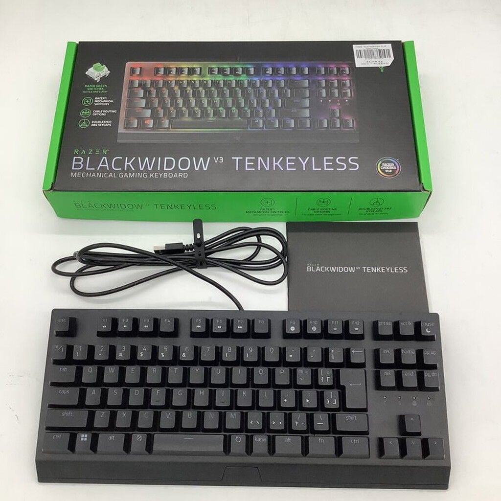 中古 Razer BlackWidow V3 JP Green Switch (RZ03-03541400-R3J1