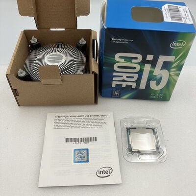 【新潟店】中古  INTEL Core i5-7500 (1151/3.40GHz/6M/C4/T4) 133194 