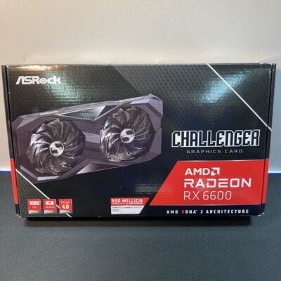 【大宮店】中古  ASRock Radeon RX6600XT Challenger D 8GB OC (RX6600XT 8GB) 146746 